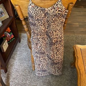 Animal print dress